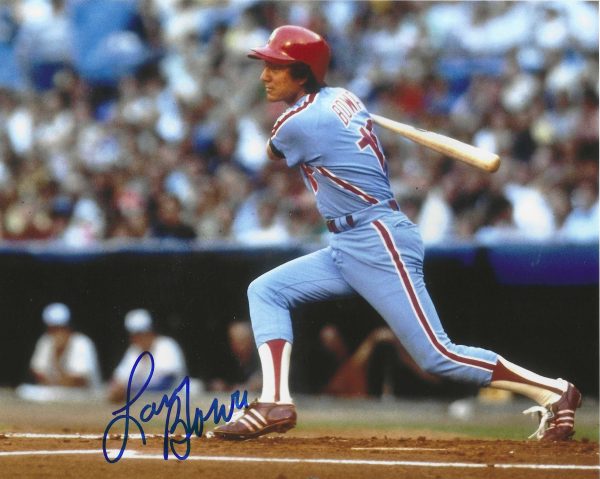 AUTOGRAPHED LARRY BOWA 8X10 Philadelphia Phillies Photo