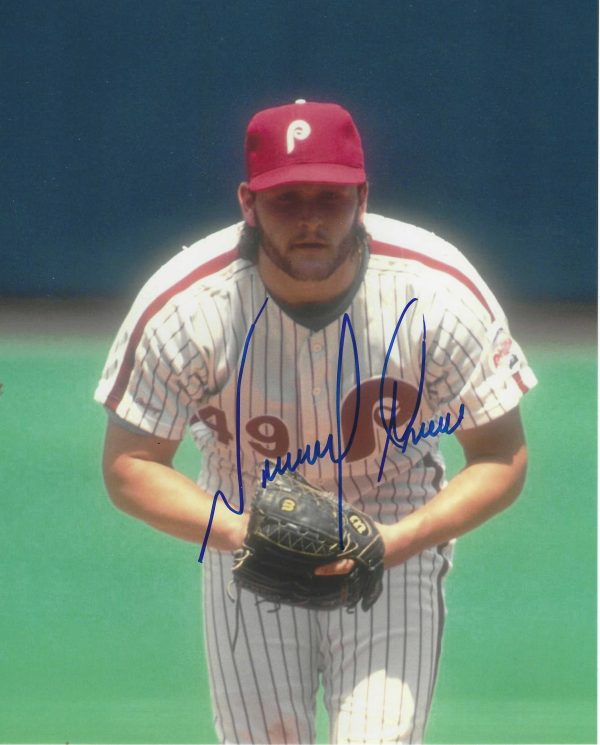 AUTOGRAPHED Tommy Greene 8x10 Philadelphia Phillies Photo