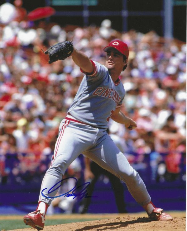 AUTOGRAPHED DANNY JACKSON 8X10 Cincinnati Reds Photo