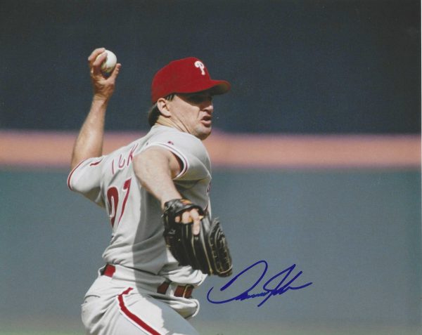 AUTOGRAPHED DANNY JACKSON 8X10 photo  Philadelphia Phillies