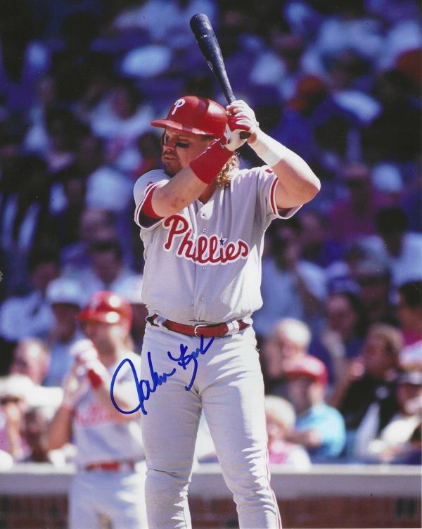 AUTOGRAPHED John Kruk 8x10 Philadelphia Phillies Photo