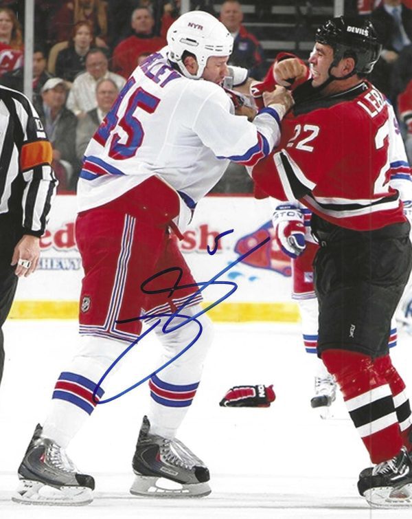 Autographed JODY SHELLEY 8X10 New York Rangers Photo