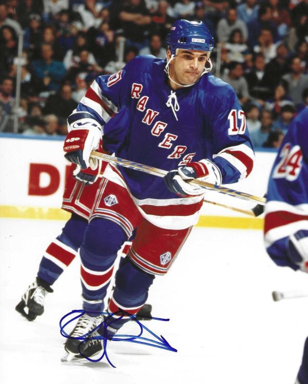 Autographed ALEX TANGUAY 8X10 New York Rangers Photo