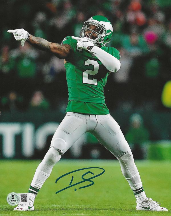 Autographed DARIUS SLAY JR 8X10 Philadelphia Eagles Photo Beckett