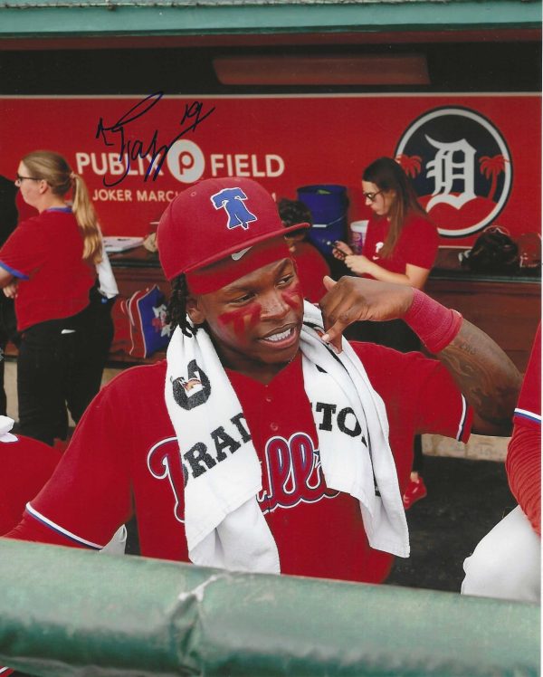 AUTOGRAPHED TJAYY WALTON Philadelphia Phillies 8x10 Photo