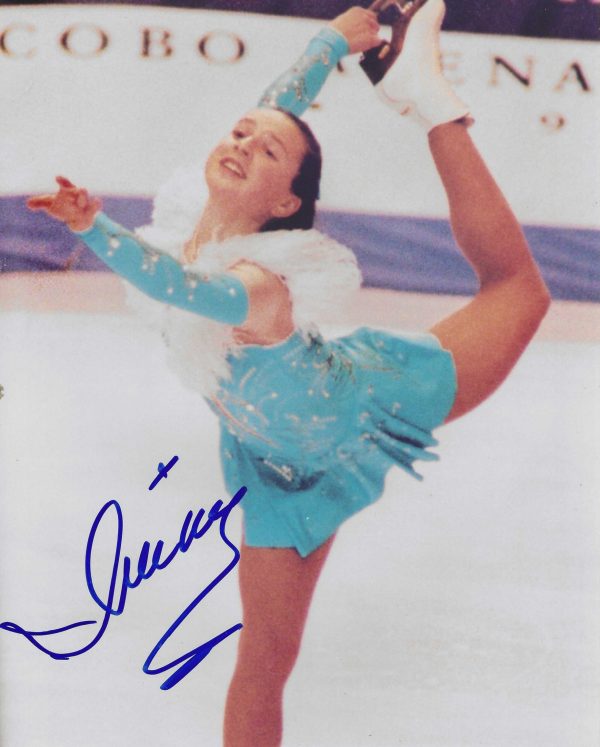 Autographed IRINA SLUTSKAYA 8x10 Photo - Winter Olympics Figure Skating