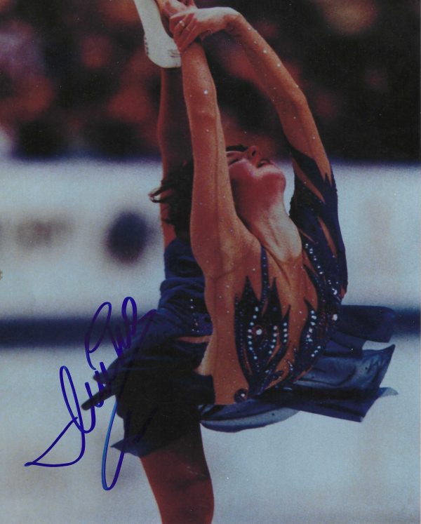 Autographed IRINA SLUTSKAYA 8x10 Photo - Winter Olympics Figure Skating