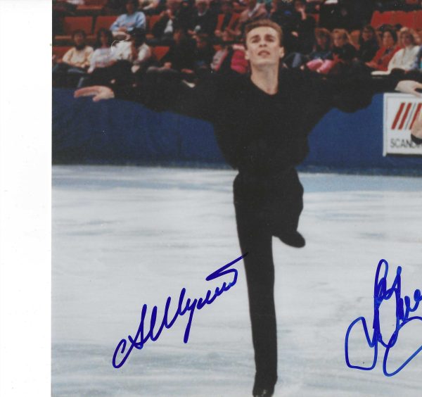 Autographed MAYA USOVA & ALEXANDER ZHULIN 8x10 Photo - Winter Olympics Figure Skating