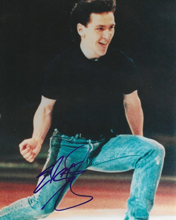 Autographed ELVIS STOJKO 8x10 Photo - Winter Olympics Figure Skating