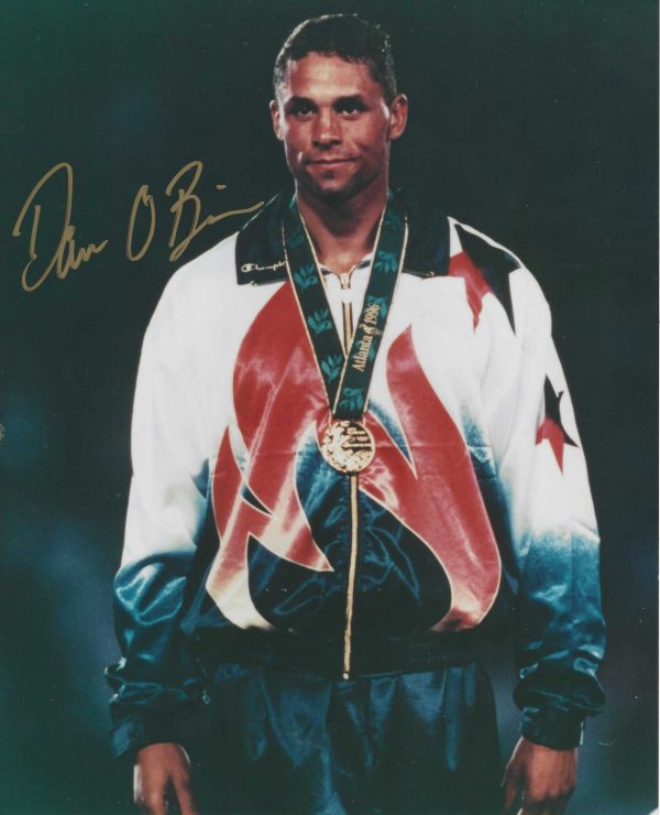 Autographed Dan O'Brien 8x10 Photo - Summer Olympics Decathlon