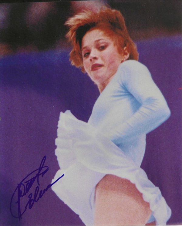 Autographed ELENA BEREZHNAYA 8x10 Photo - Winter Olympics Figure Skating