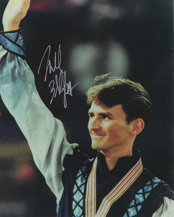 Autographed TODD ELDREDGE 8x10 Photo - Olympic Figure Skating